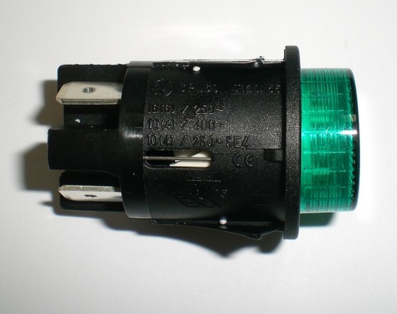 Interruptor Negro y Verde